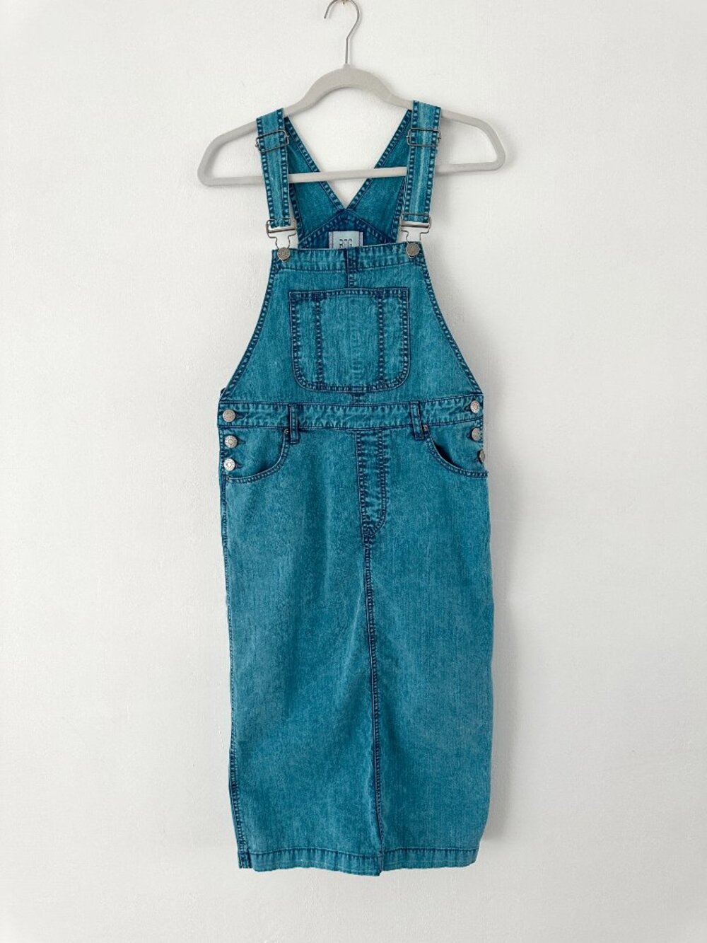 Urban Outfitters BDG Aqua Danni Maxi Skirtall Overall Dress Small - Picture 5 of 11